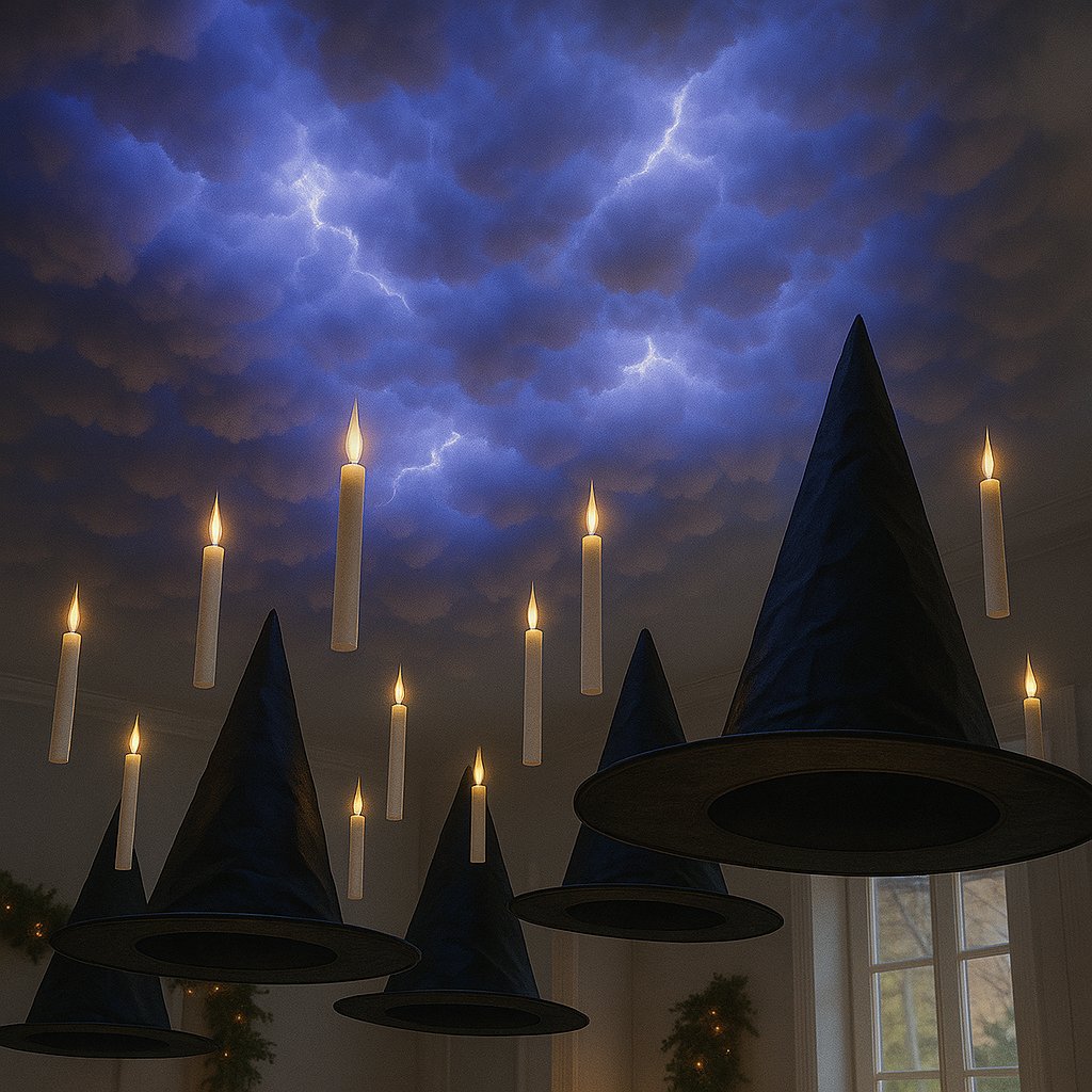 🎃✨ Transform Your Ceiling into a Magical Halloween Sky! ✨🎃