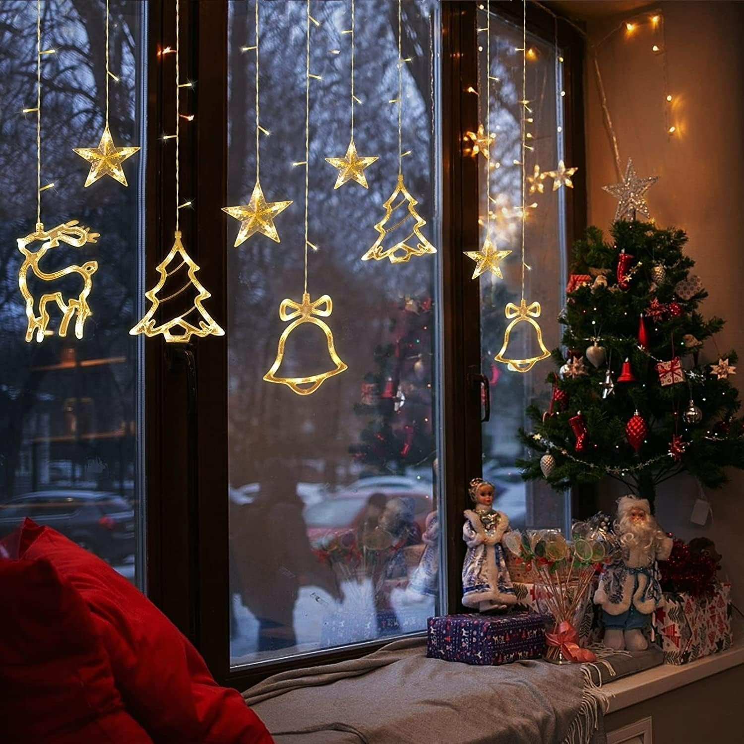 ✨ Yuletide Christmas Curtain LightsTM ✨