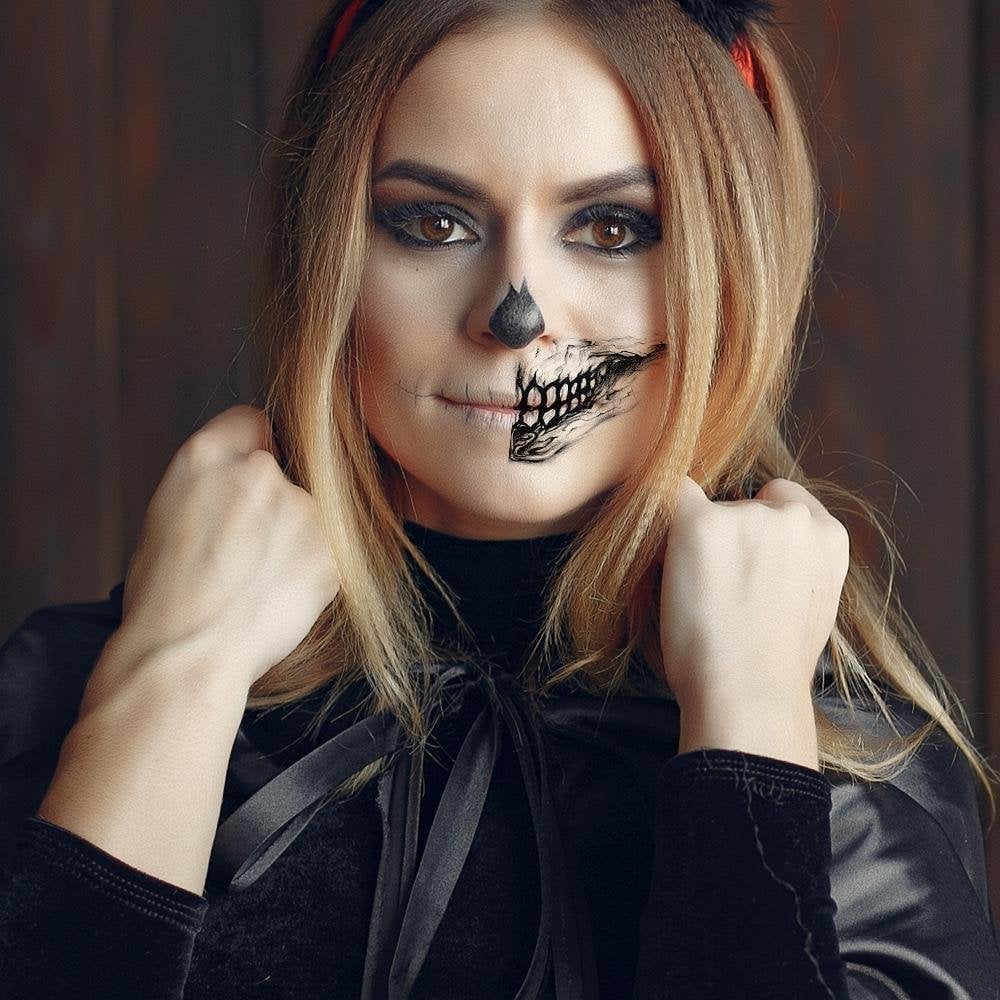 🔥Get ready for the upcoming Halloween!-🎃Halloween Prank Makeup Temporary Tattoo😈Realistic & Easy To Remove