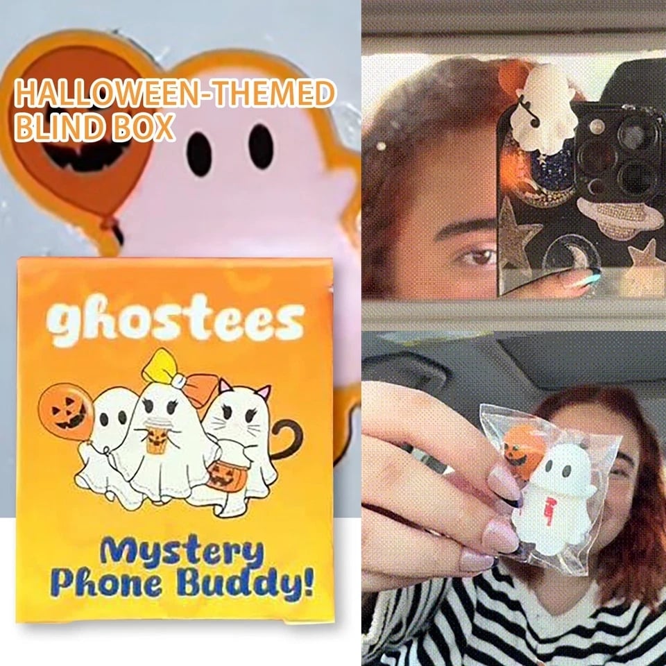 Halloween Pre-sale 49% OFF👻Ghostees Mystery Phone Buddy Cute Halloween Phones Decorations