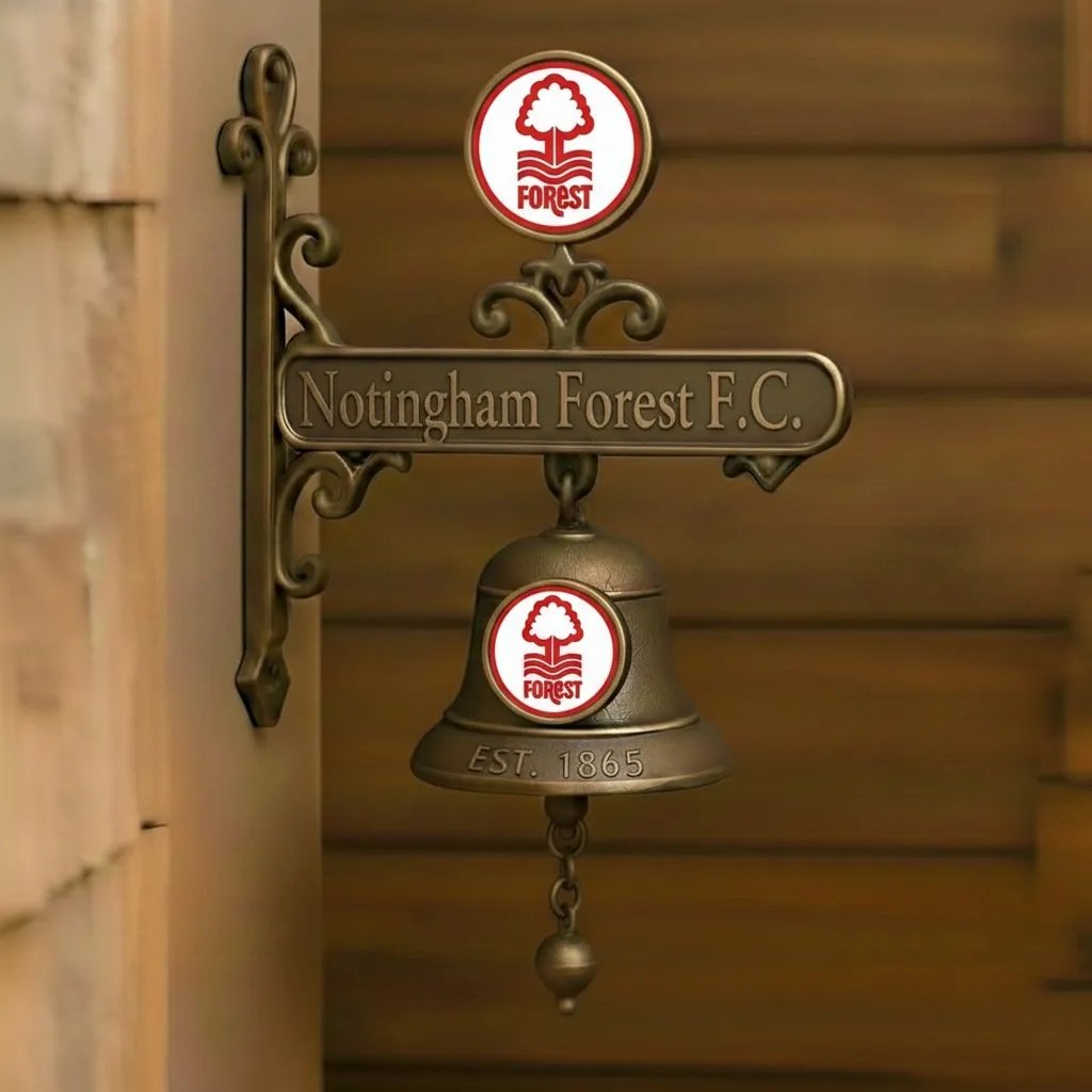 ⚽ Vintage Football Club Brass Bell