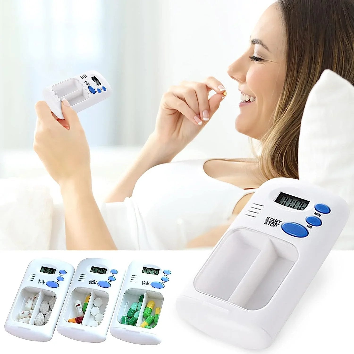 🔥2025 New Arrival🔥💊 Smart Medication Box with 0.7 Inches LCD