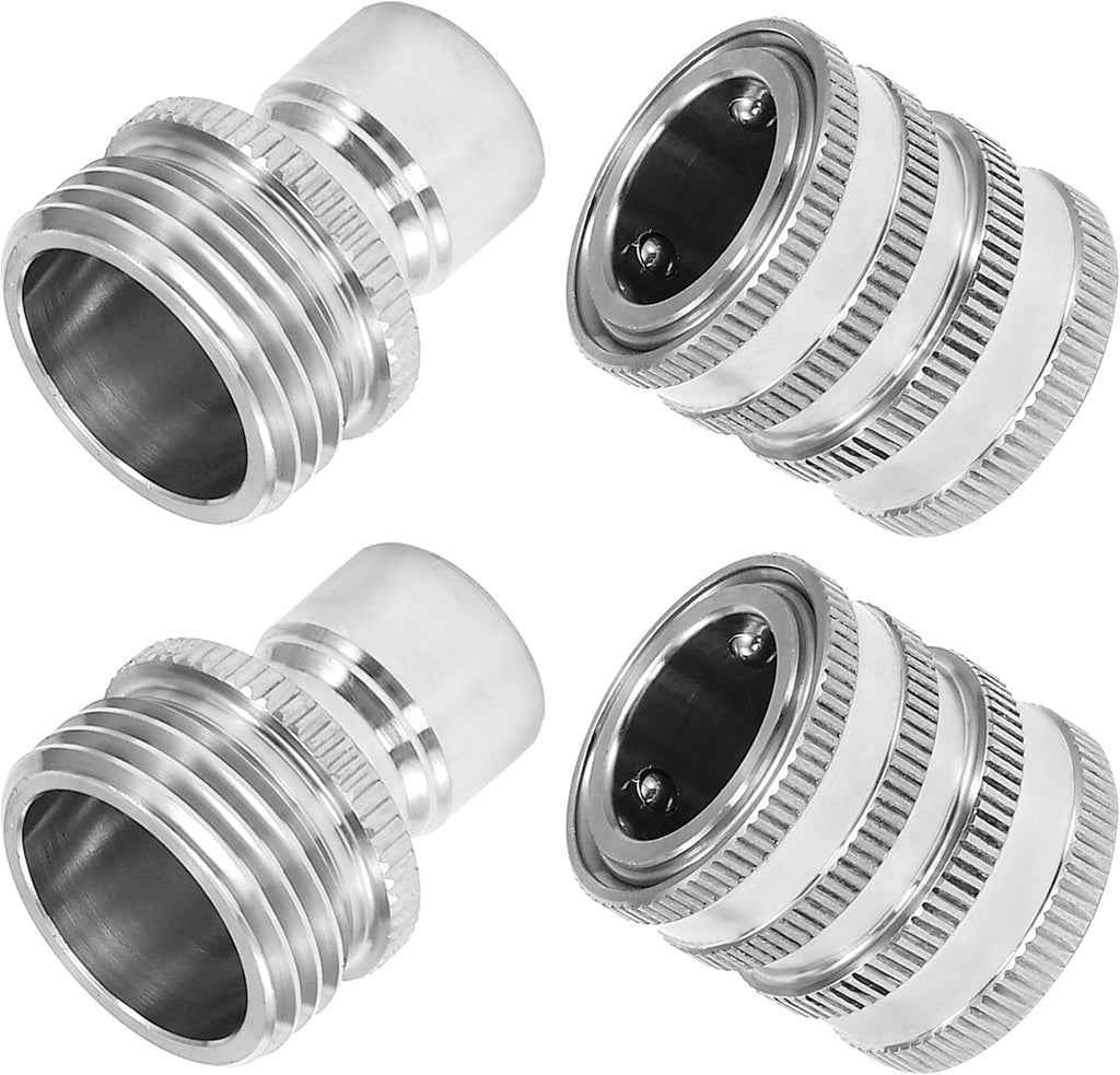⚡BUY 2 GET 1 FREE 💧Stainless Steel Garden Hose Quick Connect Fittings Set