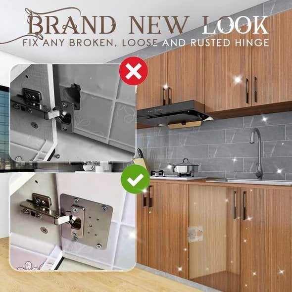 🔥Hinge Repair Kit(Each set comes with 6 screws.)