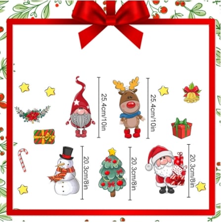 🎅 Christmas Themed Magnetic Sticker