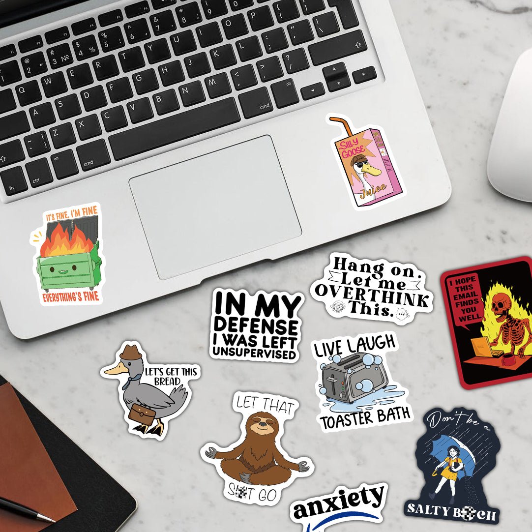 🔥2025 New Arrival 🔥 🎁Phase Three Prank Meme Graffiti Stickers, perfect for bumpers, hard hats, water bottles, etc... (130 pcs)