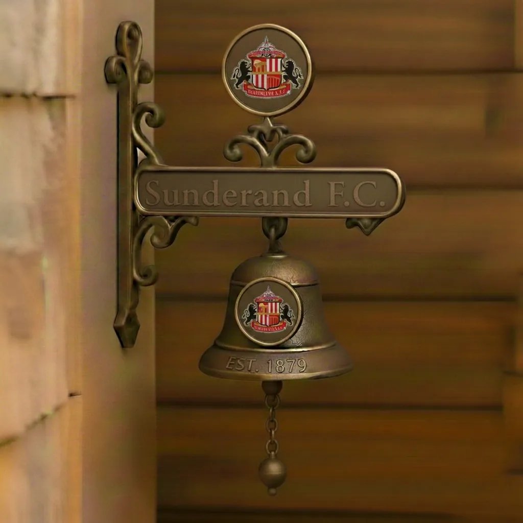 ⚽ Vintage Football Club Brass Bell