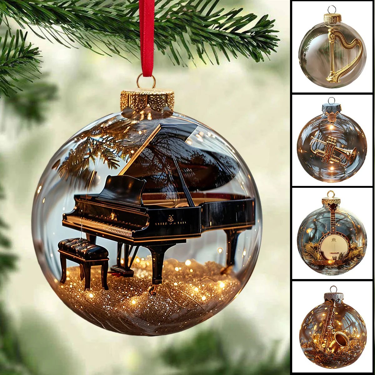 🎶 Christmas-Sale 49% Off – Musical Harmony Ornament 🎄