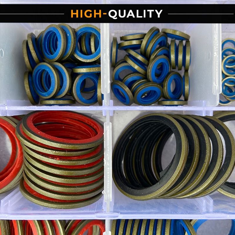 🔥2025 New Arrival🔥100pcs/ 245pcs Assorted Sealing Gasket Set