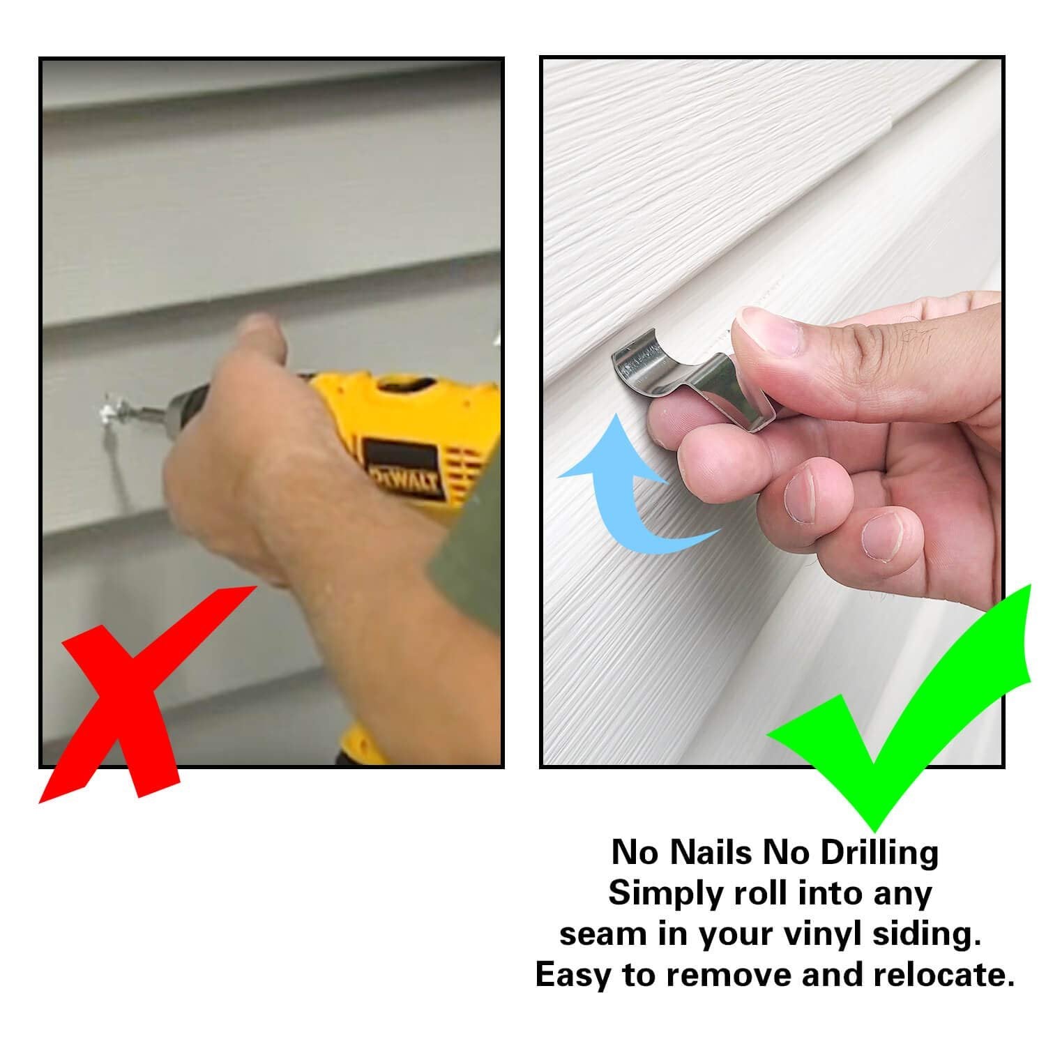 ❄️Winter Discount Frenzy Promotion-49% OFF-🛠️Nailless Siding Hanger  (Final Days: Big Savings!!!)