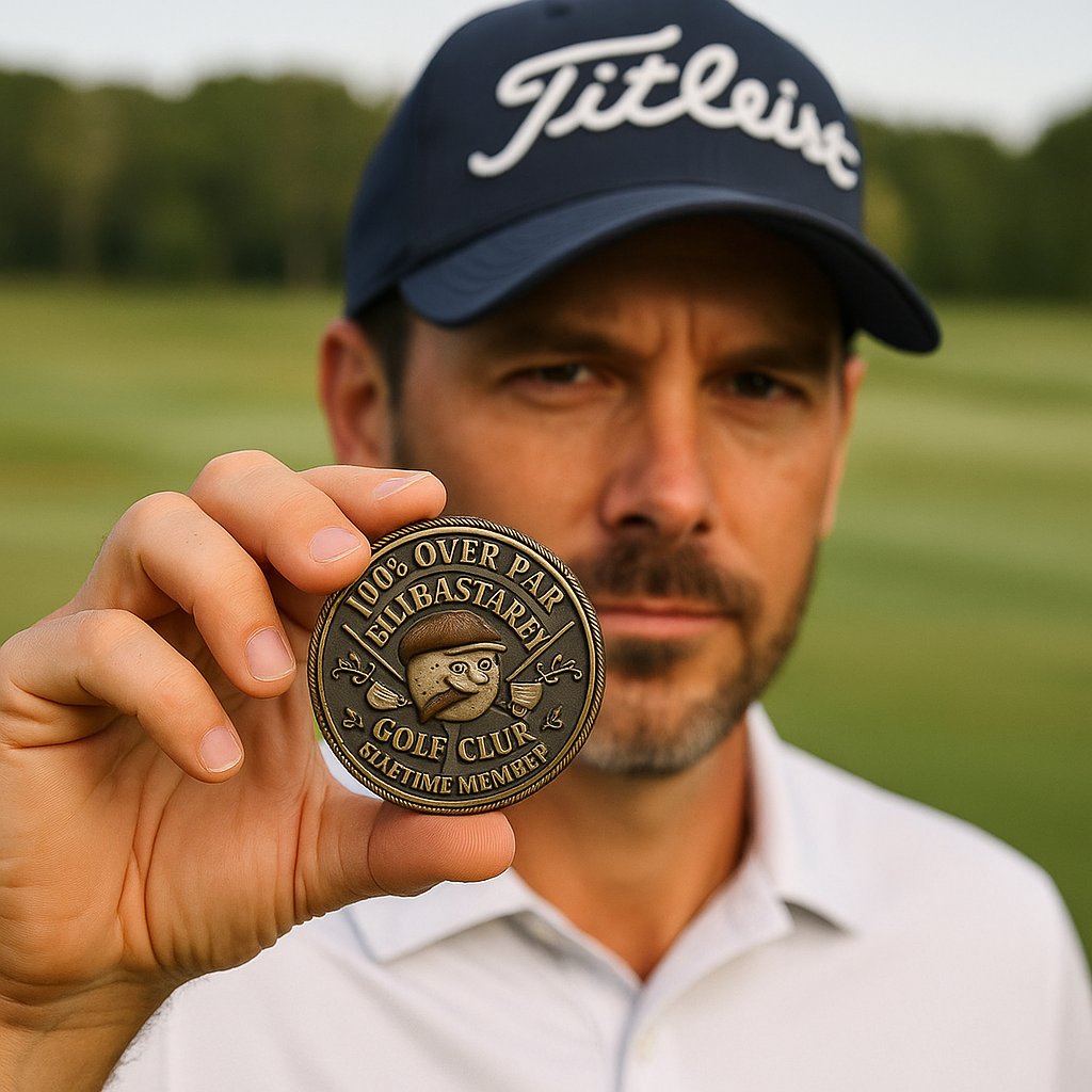 ⛳️ Over Par Old Bastards Golf Coin