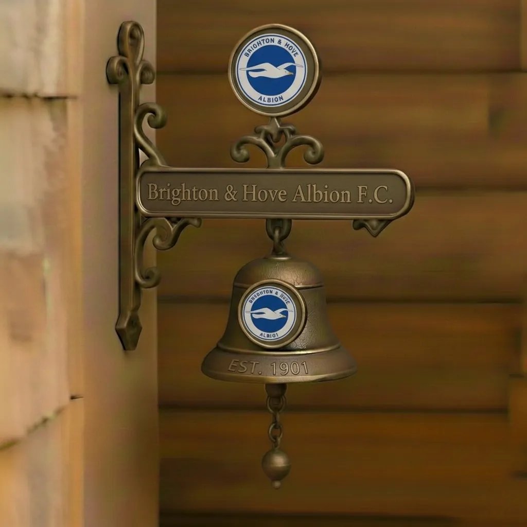 ⚽ Vintage Football Club Brass Bell