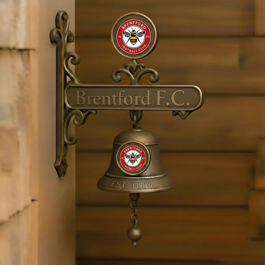 ⚽ Vintage Football Club Brass Bell