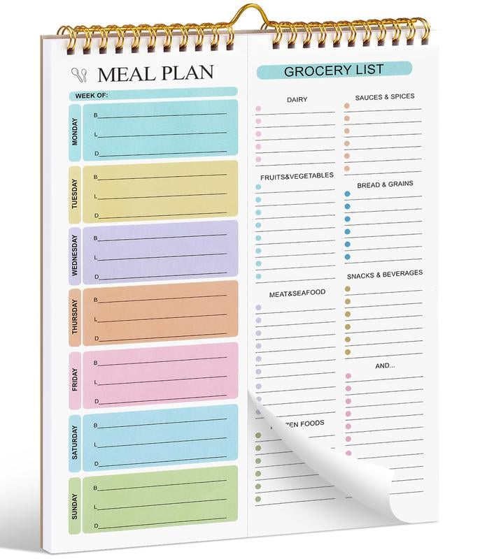 🔥Mom's Gift 49% OFF🎁Weekly Meal Planner Notebook