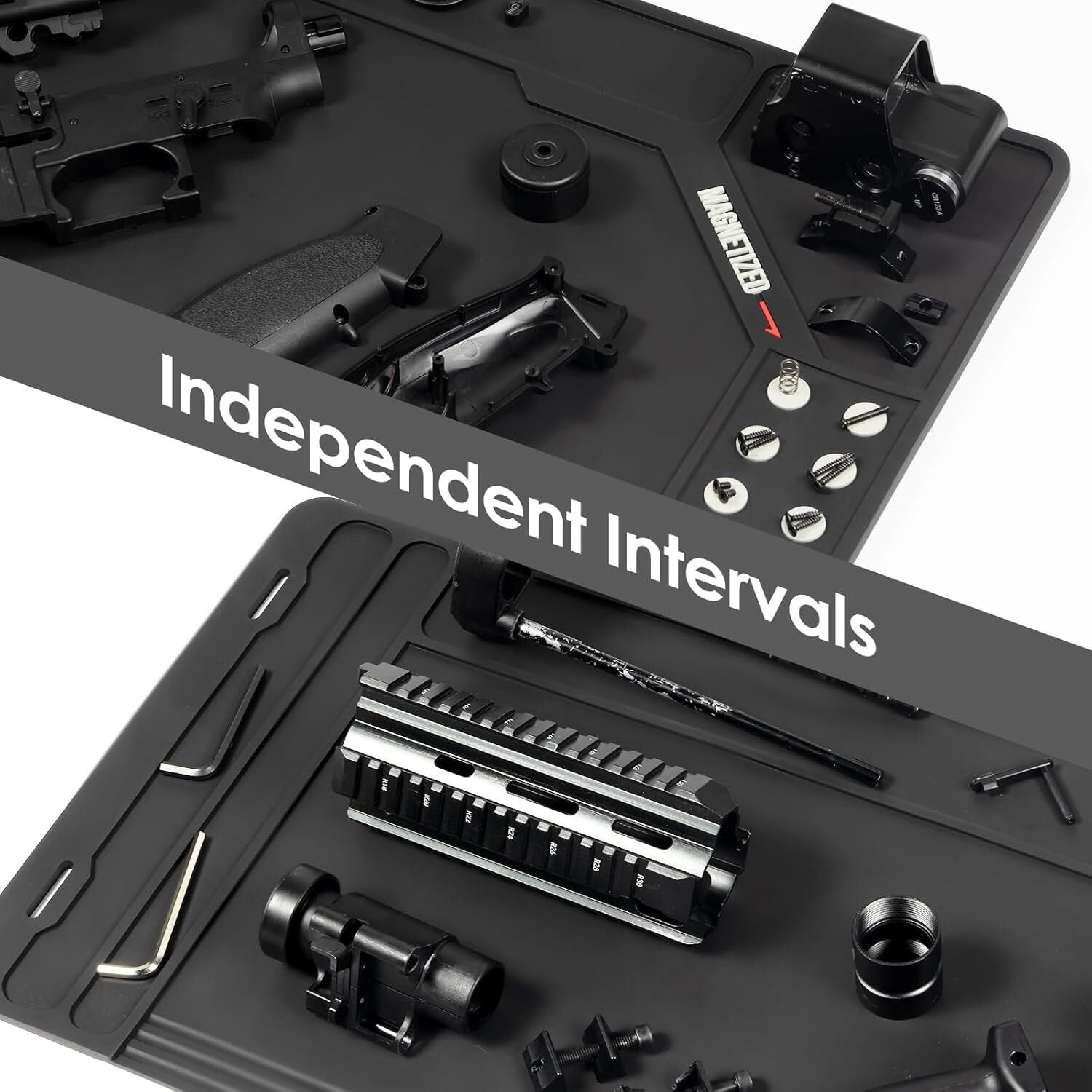 2025 New Arrival🔥-Tool cleaning pads Cleaning pads with magnetic dots, non-slip and oil resistant