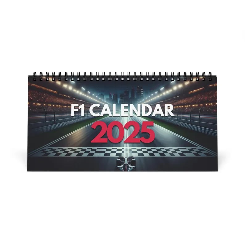 🎄F1 2025 Desktop Calendar
