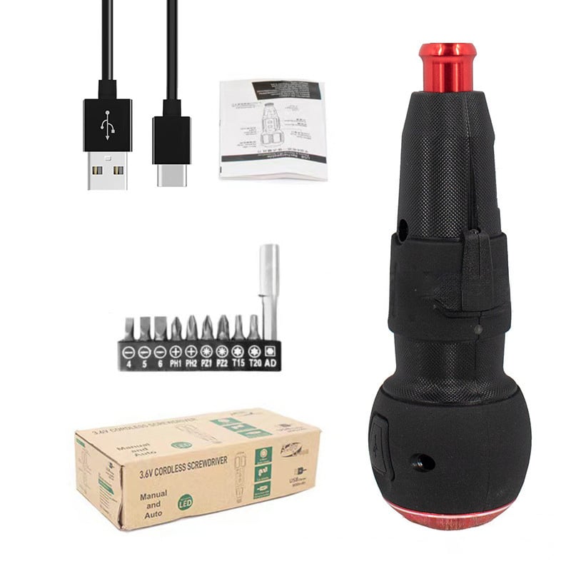 🔧⚡ Electric Screwdriver Kit (USB-Rechargeable)