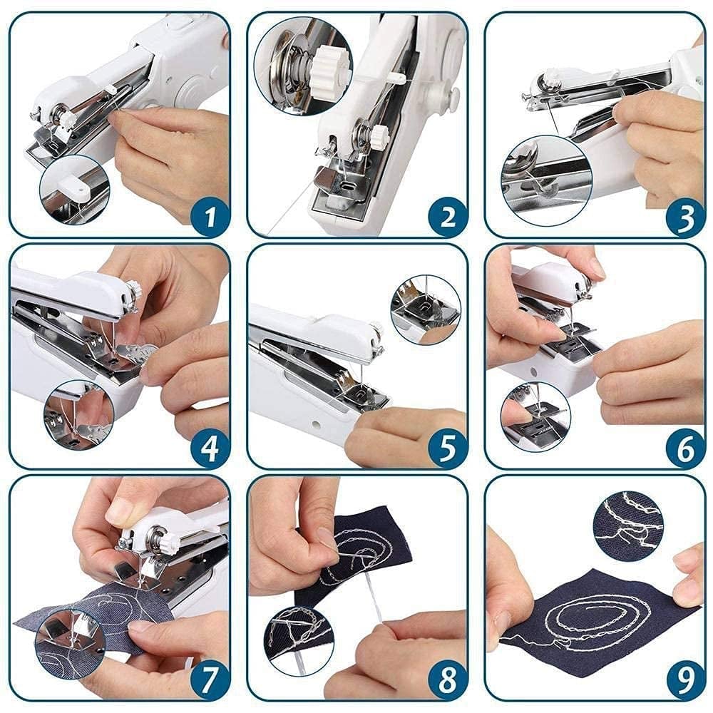 🧵 Stitch Handheld Cordless Portable Sewing Machine