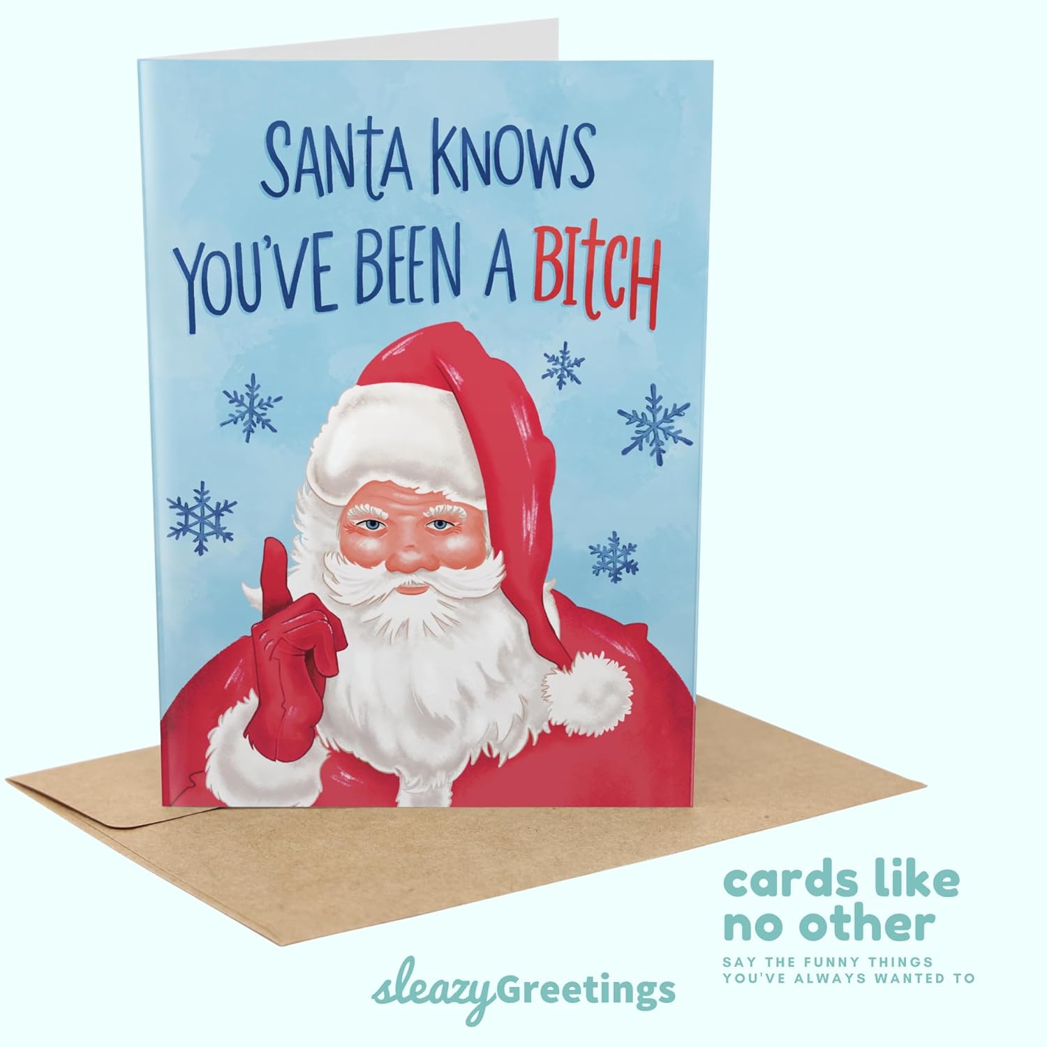 🎉Christmas Selection🎄Sleazy Greetings Rude Christmas Card for Adults