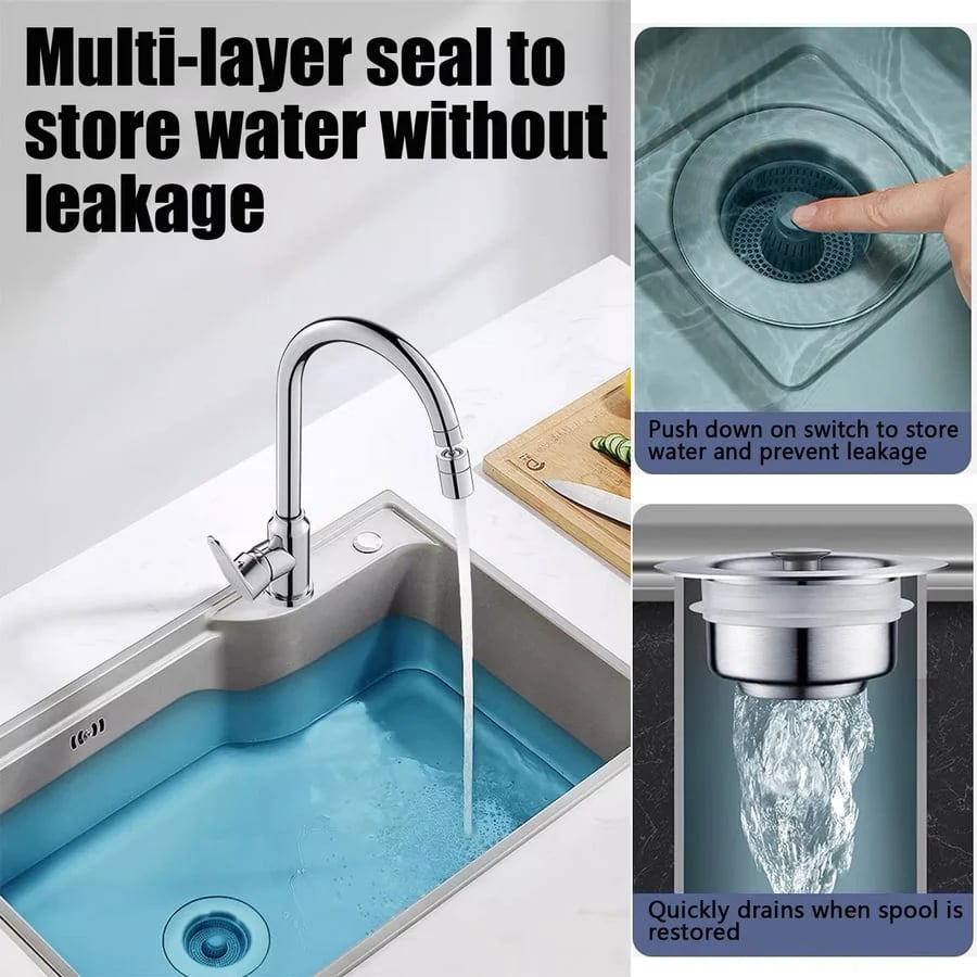 Bounce Core Drain Strainer – The Sink Saver Your Kitchen’s Been Waiting For | Bundle Offer