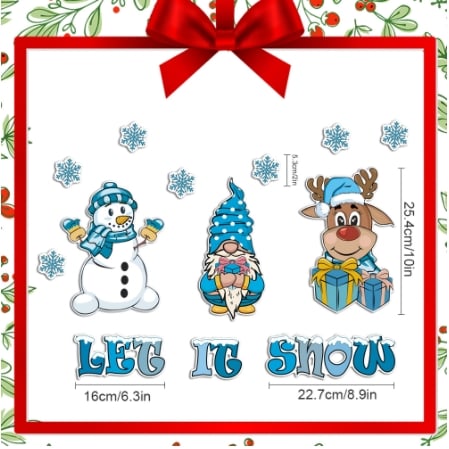 🎅 Christmas Themed Magnetic Sticker