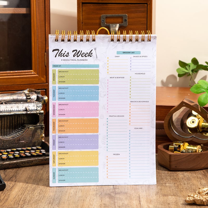 🔥Mom's Gift 49% OFF🎁Weekly Meal Planner Notebook