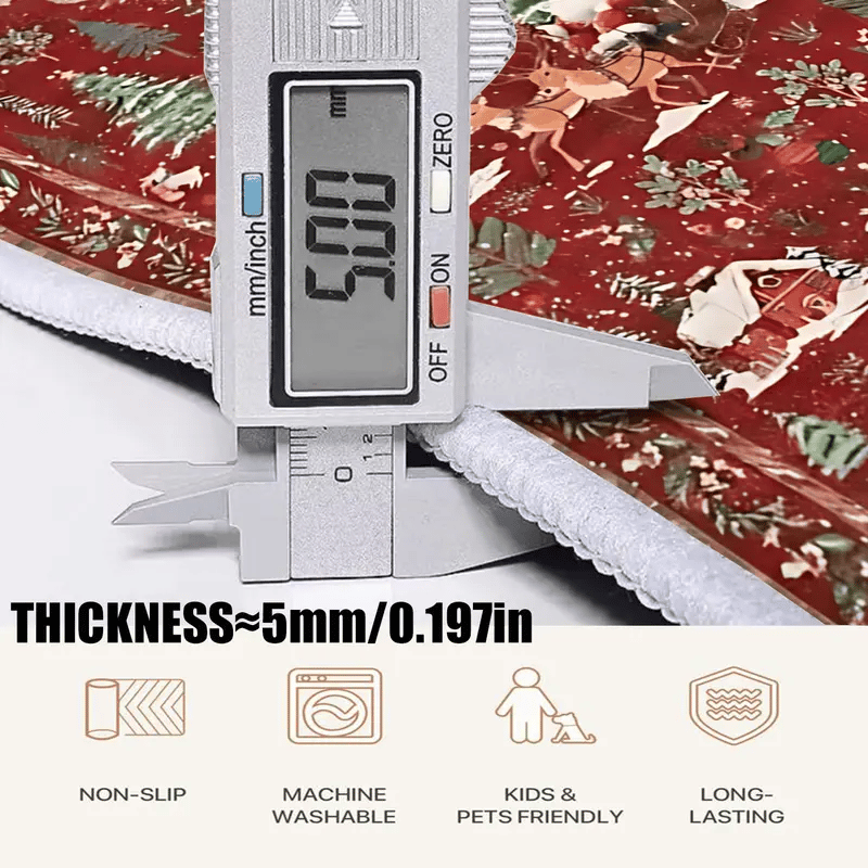 🎄Soft Christmas Tree Santa Claus Carpet Runner