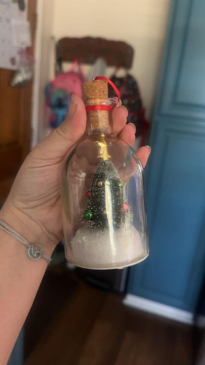 🎄✨ Recordable Christmas Tree Message in a Bottle ✨🎁