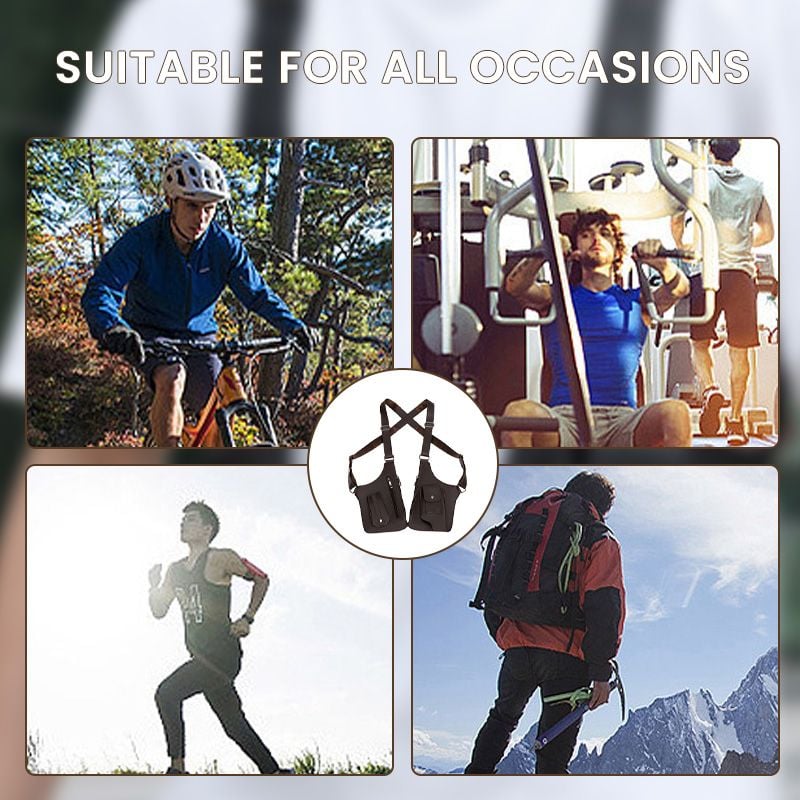 🏆 75K+ SOLD! 🎯🎒 Men & Women’s Double Shoulder Armpit Bag – Lightweight, Durable & Perfect for Travel, Hiking & City Life 🌆