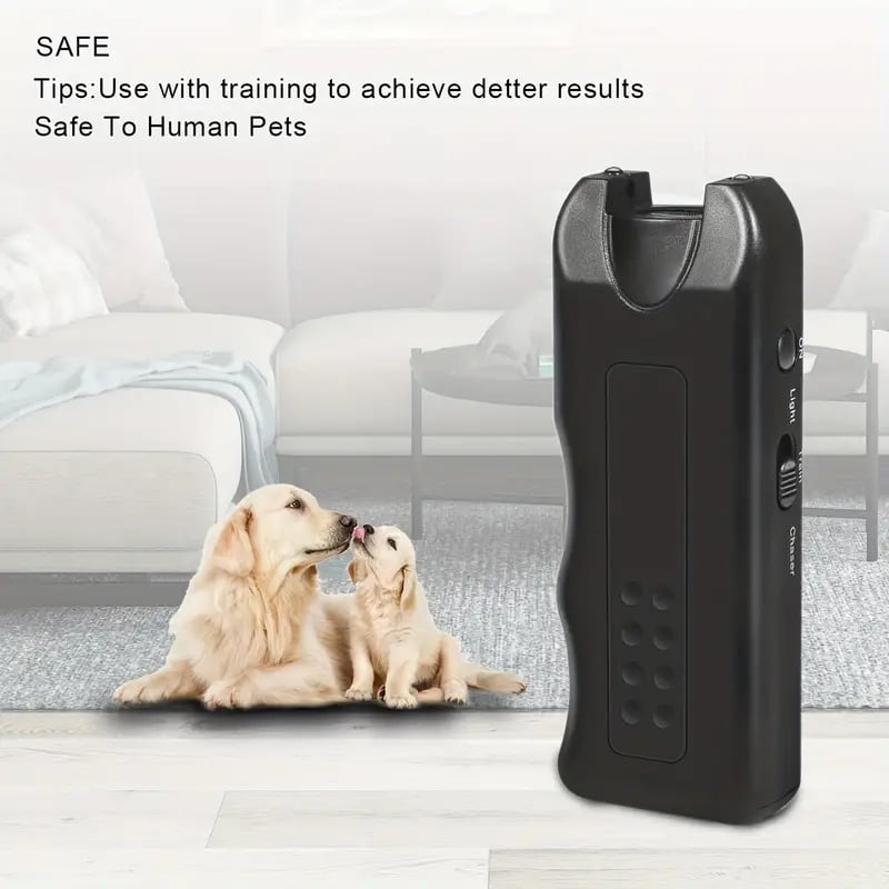 🎅Handheld Bark Control Luminous Ultrasonic Dog Repeller